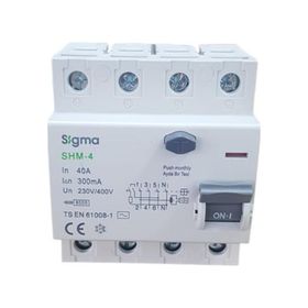 Sigma 4X40A 300MA 5'li Kaçak Akım Rölesi