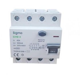Sigma 4X40A 300MA Kaçak Akım Rölesi