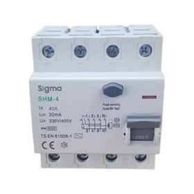 Sigma 4X40A 30MA 5'li Kaçak Akım Rölesi