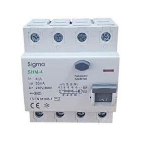 Sigma 4X40A 30MA 5'li Kaçak Akım Rölesi