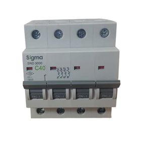 Sigma 4X40A C/3KA W 6'lı Otomatik Sigorta