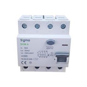 Sigma 4X50A 30MA 5'li Kaçak Akım Rölesi