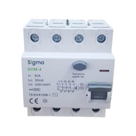 Sigma 4X50A 30MA 5'li Kaçak Akım Rölesi
