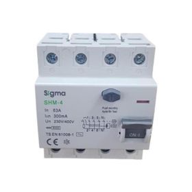Sigma 4X63A 300MA 5'li Kaçak Akım Rölesi