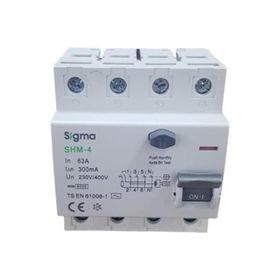 Sigma 4X63A 300MA 5'li Kaçak Akım Rölesi