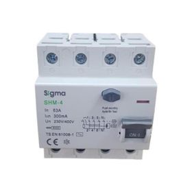 Sigma 4X63A 300MA 5'li Kaçak Akım Rölesi