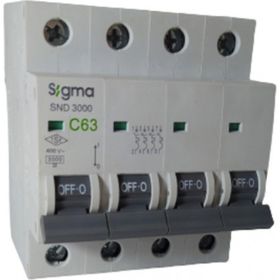 Sigma 4X63A C/3KA W 3'lü Otomatik Sigorta