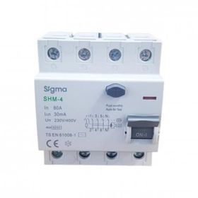 Sigma 4X80A 300MA 5'li Kaçak Akım Rölesi