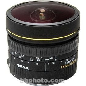 Sigma 8mm f-3.5 EX DG Balıkgözü Lens