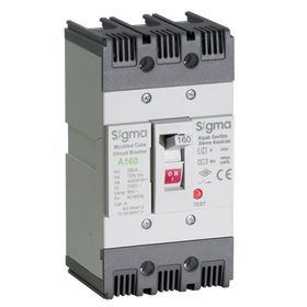 Sigma A160 20 A 25 Ka 3 Kutuplu Sabit Tip AG Devre Kesicisi