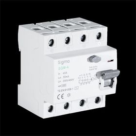 Sigma SGM 4P 30mA 10 kA 25A Kaçak Akım Koruma Rölesi