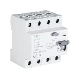 Sigma SGM 4P 30mA 10 kA 40A Kaçak Akım Koruma Rölesi