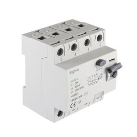 Sigma SHM 4P 30mA 25A 6kA Kaçak Akım Koruma Rölesi