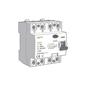 Sigma SHM4025300 25A 300mA 4 Kutuplu Kaçak Akım Koruma Şalteri