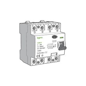 Sigma SHM4063030 63A 30mA 4 Kutuplu Kaçak Akım Koruma Şalteri