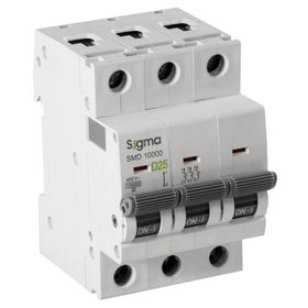 Sigma SMD10000 10KA 3P C25 Otomatik Sigorta