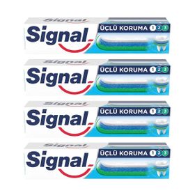 Signal 4x50 ml Üçlü Koruma Diş Macunu