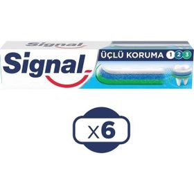 Signal 6x50 ml Üçlü Koruma Diş Macunu