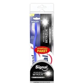 Signal 75 ml Arındırıcı Beyazlık Diş Macunu+Beyaz Güç Diş Fırçası