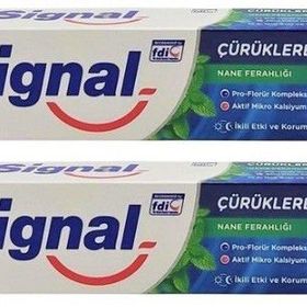Signal Beyaz Güç Nane Ferahlığı 2x100 ml Diş Macunu
