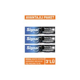 Signal Beyazlatıcı Sistem 3x75 ml Diş Macunu