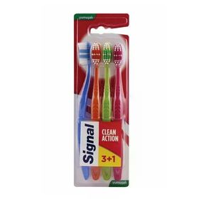 Signal Clean Action 3+1 3 Adet Diş Fırçası