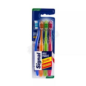 Signal Clean Action 3+1 3 Adet Diş Fırçası