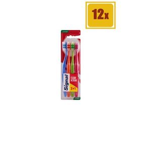 Signal Clean Action Yumuşak 3+1 12'li Diş Fırçası