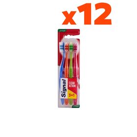 Signal Clean Action Yumuşak 3+1 12'li Diş Fırçası