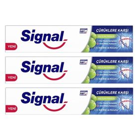 Signal Çürüklere Karşı Elma Ferahlığı 3x100 ml Diş Macunu