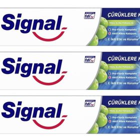 Signal Çürüklere Karşı Elma Ferahlığı 3x100 ml Diş Macunu