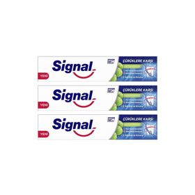 Signal Çürüklere Karşı Elma Ferahlığı 3x100 ml Diş Macunu