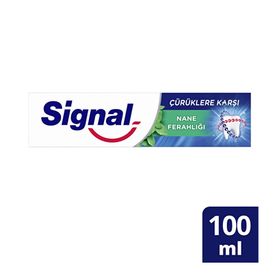 Signal Çürüklere Karşı Nane Ferahlığı 2x100 ml Diş Macunu