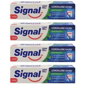 Signal Çürüklere Karşı Nane Ferahlığı 4x100 ml Diş Macunu