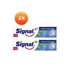 Signal Çürüklere Karşı Nane Ferahlığı 4x100 ml Diş Macunu