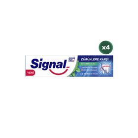 Signal Çürüklere Karşı Nane Ferahlığı 4x100 ml Diş Macunu