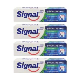 Signal Çürüklere Karşı Nane Ferahlığı Koruma 4x50 ML Diş Macunu