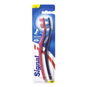 Signal Ergonomik Orta 1+1 Diş Fırçası