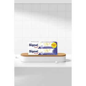 Signal Komple Bakım 8 Etki Beyazlatıcı Koruma 2x75 ml Diş Macunu