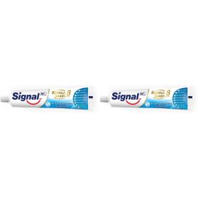 Signal Komple Bakım 8 Etki Beyazlatıcı Koruma 2x75 ml Diş Macunu