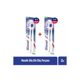 Signal Nazik Bakım Yumuşak 1+1 2 Adet Diş Fırçası