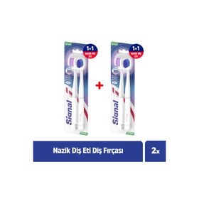 Signal Nazik Bakım Yumuşak 1+1 2 Adet Diş Fırçası