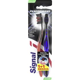 Signal Performans Black 1+1 4 Adet Diş Fırçası
