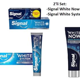 Signal White 75 ml System + White Now Lekesiz 50 ml Diş Macunu Seti