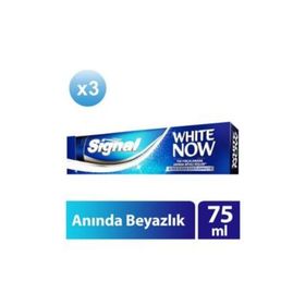 Signal White Now Anında Beyazlık 3x75 ml Diş Macunu