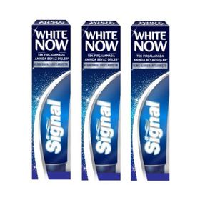 Signal White Now Anında Beyazlık 3x75 ml Diş Macunu