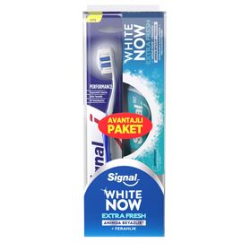 Signal White Now Extra Fresh 75 ml Diş Macunu ve Performans Fırçası