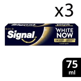 Signal White Now Gold 3x75 ml Diş Macunu