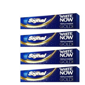 Signal White Now Gold 4x75 ml Diş Macunu