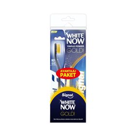 Signal White Now Gold Diş Macunu 75 ml + Diş Fırçası